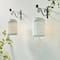 Glitzhome® 8.5" Flower Cutout Solar Powered Hanging Lantern